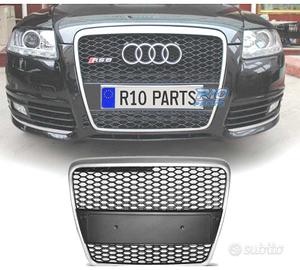 GRIGLIA PER AUDI A6 C6 04-08 LOOK RS6 COLORE GRIGI