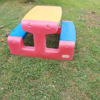 TAVOLINO PANCA LITTLE TIKES 