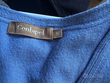 maglione azzurro conbipel tg s