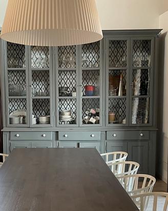 Credenza Shabby Chic color grigio