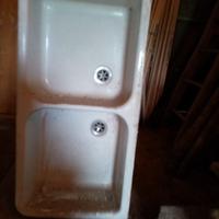 Lavello doppio in ceramica