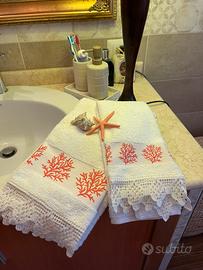 Asciugamano uncinetto