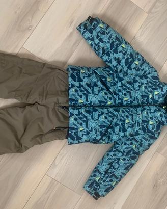 Completo neve da bambino taglia 3-5 anni