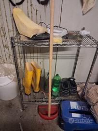 scaffale in alluminio 