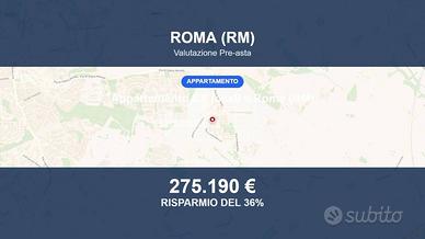Immobile in asta di 112 m² con box auto a Roma