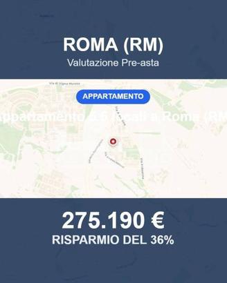 Immobile in asta di 112 m² con box auto a Roma