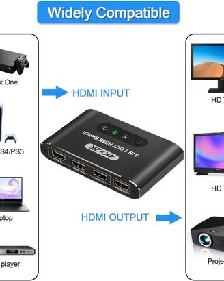 Switch HDMI, 4K@60Hz   TEALKOO