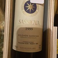 Vino sassicaia 1999