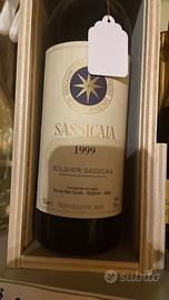 Vino sassicaia 1999