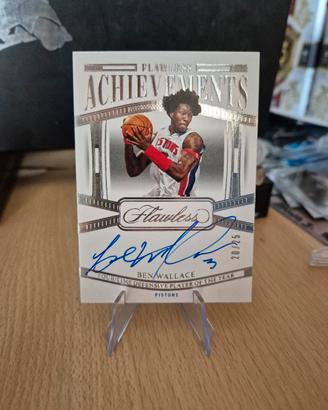 panini flawless Ben Wallace auto/25 nba
