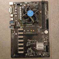 AsRock H110 Pro BTC+ socket 1151 DDR4 + CPU