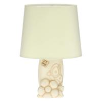 Lampada da tavolo THUN elegance con fiore falfalle