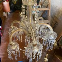 Lampadario di murano anni 50
