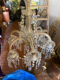 Lampadario di murano anni 50