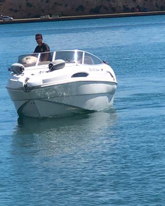 Barca cabinata rio cruiser 550 100 cv Yamaha