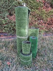 RETI IN PLASTICA & METALLO+TAPPETINO VERDE Sint.