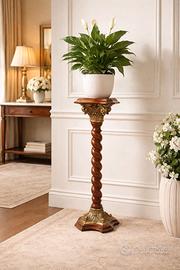 Colonnina portavaso in stile vittoriano