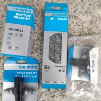 Ricambi vari Shimano NUOVI e forcella trekking