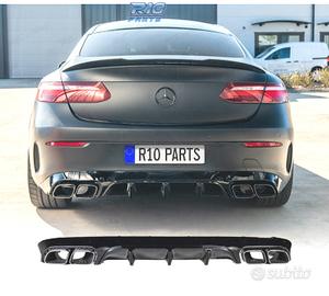 DIFFUSORE MERCEDES CLASSE E C238 16- AMG NERO LUCI