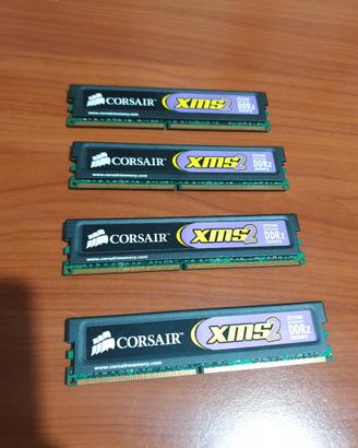 Ram ddr2 800 4x1gb Corsair XMS 2