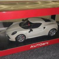 Modello Alfa Romeo 4C 1/18 Autoart 