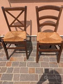 sedie in legno