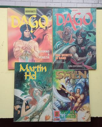 Fumetti SUPER SHEN, DAGO, MARTIN HEL (1994/1996)