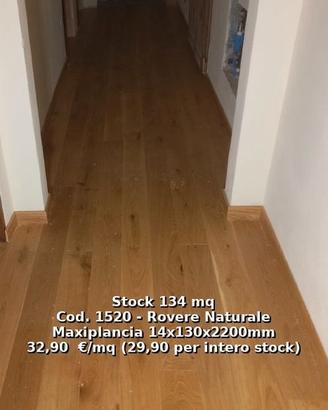parquet rovere maxiplancia seconda scelta
