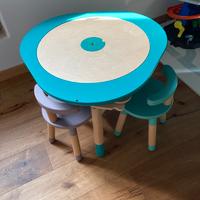 Tavolino stokke mutable con sgabellini
