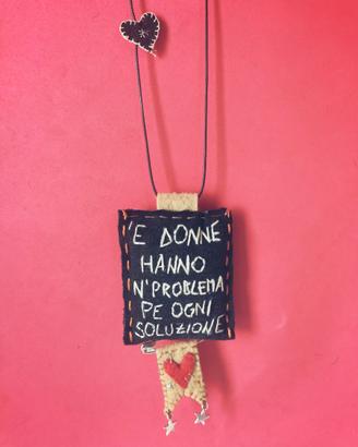 Collana Frasi Ciniche fatta a mano