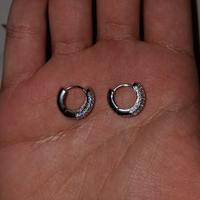 Orecchini Pavè in argento 925