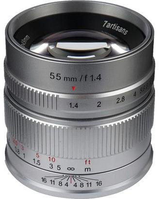 NUOVO 7ARTISANS 55MM F/1.4 SILVER (SONY E)