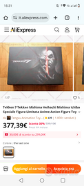 STATUETTA TEKKEN 7, Kazuya vs Heihachi LIMITEDEDIT