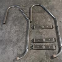 Scaletta inox per piscina interrata