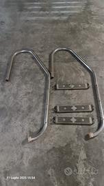 Scaletta inox per piscina interrata