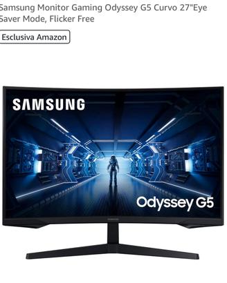 Monitor Samsung odyseey g5 27" curvo (c23g57)