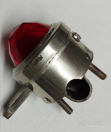 Lucchetto bici epoca con gemma sfacettata