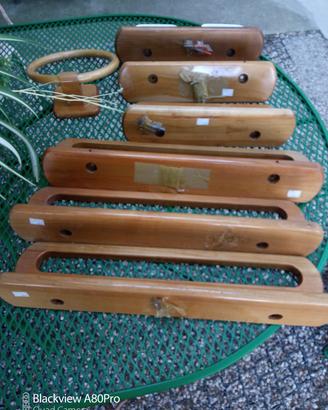 accessori bagno legno