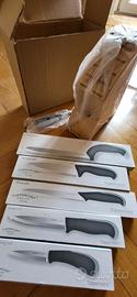 Coltelli Tupperware con Ceppo in Legno