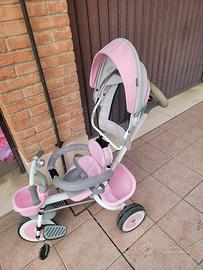 Tricciclo evolutivo Smoby baby  rosa come nuovo 