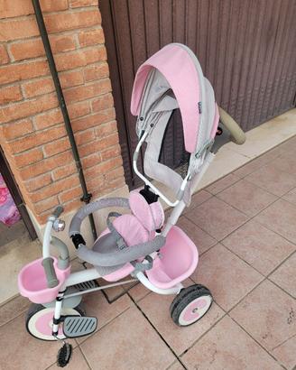 Tricciclo evolutivo Smoby baby  rosa come nuovo 