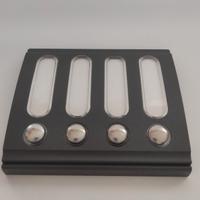 Elvox 8004//35 elvox in grigio modulo con 4 tasti