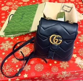 Zaino Gucci  pelle nero