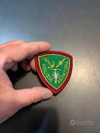 Patch Militare polizia frontiera ricamata