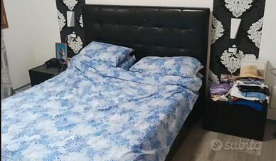 Letto matrimoniale con contenitore