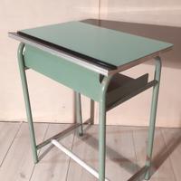 banco scuola vintage design smart working tavolino