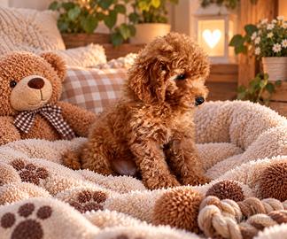 Barboncino toy red ultimo cucciolo maschio