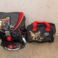 Cartella e borsa scuola elementare