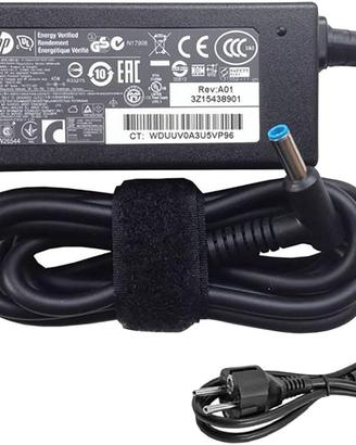 lotto 12 alimentatori HP 45 - 65 W spinotto blu