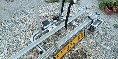 Portabici doppio  Gancio traino